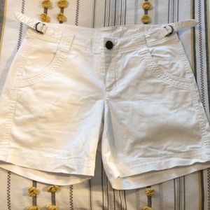 White Athleta shorts